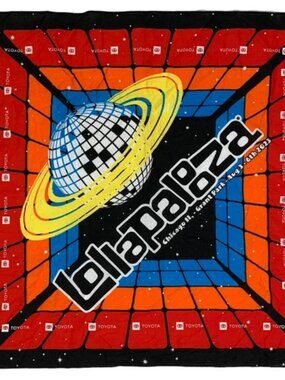 2023 Collectible LOLLA Lollapalooza Music Festival Chicago Bandana Toyota Swag